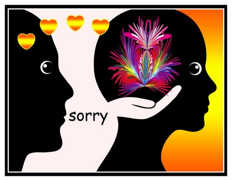 éveil spirituel : sexcuser signe d'humilité